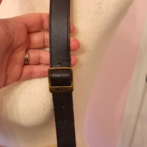 UGG shearling and leather crossbody - Picture 3 of 12